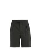 Matchesfashion.com Nanushka - Kenny Gingham-seersucker Shorts - Mens - Green Multi