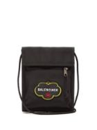 Matchesfashion.com Balenciaga - Explorer Logo-embroidered Pouch - Mens - Black