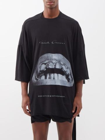 Rick Owens - X Michle Lamy Tommy Printed Cotton T-shirt - Mens - Black White