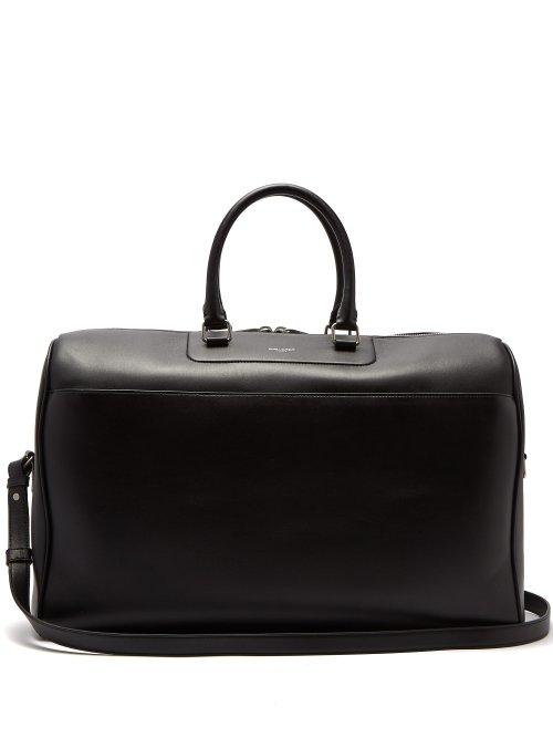 Matchesfashion.com Saint Laurent - Leather Holdall - Mens - Black