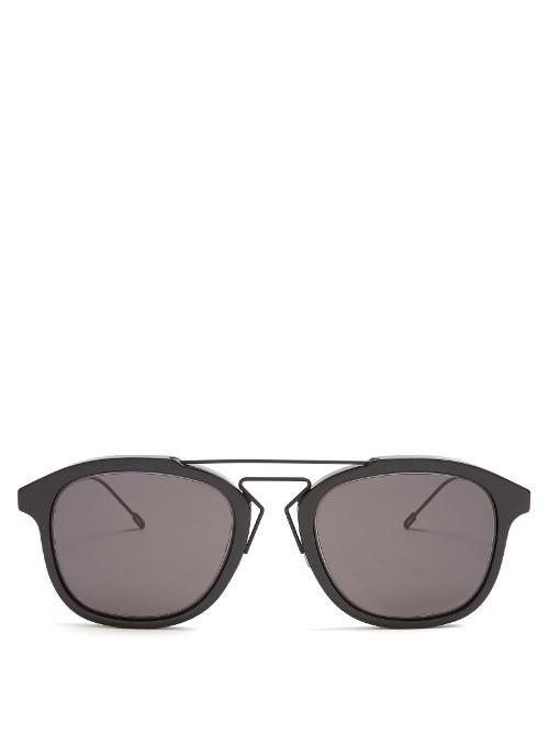 Dior Homme Sunglasses Blacktie 227s D-frame Sunglasses