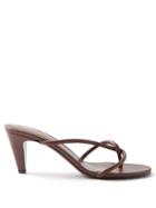 Neous - Sirius Crossover-strap Leather Sandals - Womens - Brown