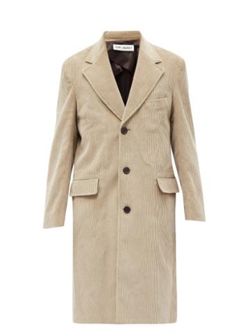Our Legacy - Dolphin Single-breasted Cotton-corduroy Coat - Mens - Beige