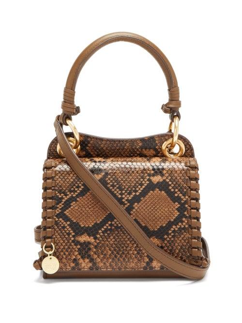 Matchesfashion.com See By Chlo - Tilda Snakeskin-effect Leather Shoulder Bag - Womens - Python