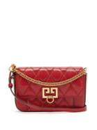 Matchesfashion.com Givenchy - Gv3 Mini Leather Cross Body Bag - Womens - Red