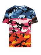 Matchesfashion.com Valentino - Multi Camouflage Cotton T Shirt - Mens - Multi