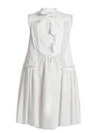 Moncler Sleeveless Cotton-poplin Dress