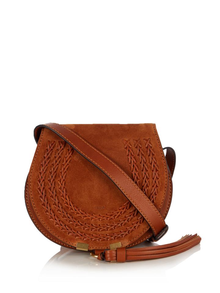 Chloé Marcie Small Suede Cross-body Bag