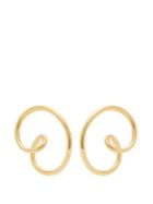 Matchesfashion.com Misho - Twist Mismatched Gold Plated Hoop Earrings - Womens - Gold
