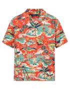 Matchesfashion.com Polo Ralph Lauren - Hawaiian Print Short Sleeved Shirt - Mens - Red Multi