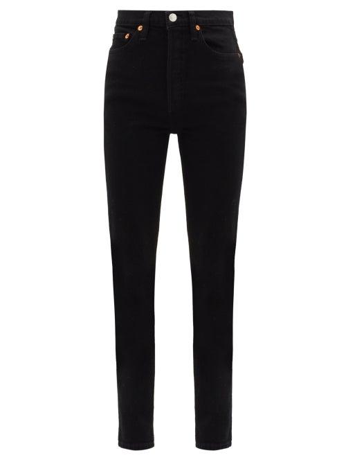 Matchesfashion.com Re/done Originals - 80s Slim-leg Jeans - Womens - Black