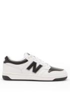 Matchesfashion.com Junya Watanabe X New Balance - Bb480 Leather Trainers - Mens - White Black