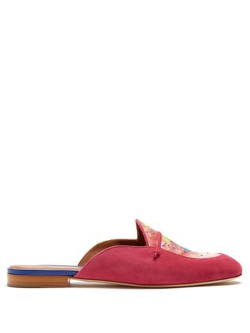 Malone Souliers X Natalia Vodianova Neva Slip-on Suede Loafers