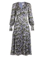 Erdem Osiris V-neck Silk-satin Dress