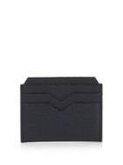 Matchesfashion.com Valextra - Grained Leather Cardholder - Mens - Navy