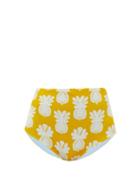 Matchesfashion.com La Doublej - High-rise Pineapple-print Bikini Briefs - Womens - Yellow Print