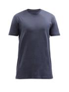 Mens Rtw Albam - Cotton-jersey T-shirt - Mens - Navy