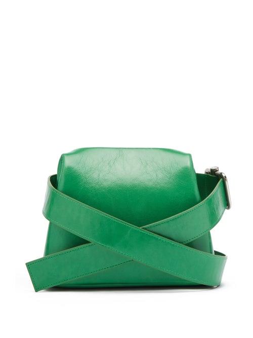 Matchesfashion.com Osoi - Mini Brot Leather Cross-body Bag - Womens - Green