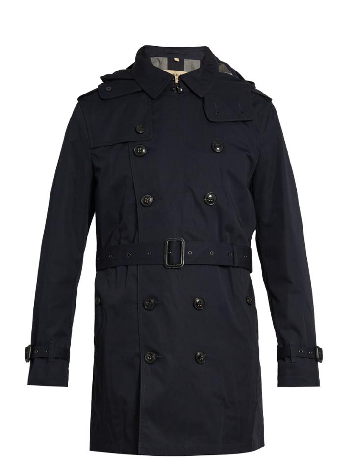 Burberry Delsworth Double-breasted Cotton Trench Coat