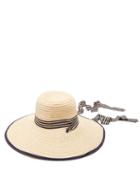 Matchesfashion.com Fil Hats - Arenal Wide Brimmed Straw Hat - Womens - Dark Blue