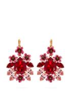 Dolce & Gabbana Floral Crystal-embellished Drop Earrings