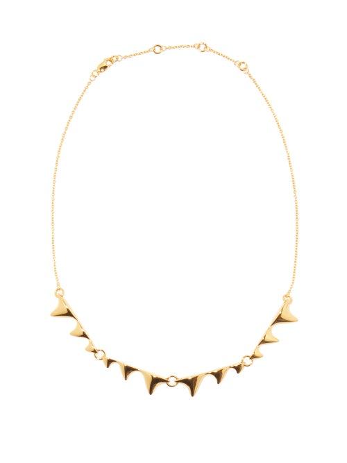 Matchesfashion.com Dominic Jones - Thorn 18kt Gold-plated Recycled-silver Necklace - Womens - Yellow Gold