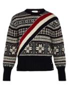 Matchesfashion.com Thom Browne - Fair Isle Wool Blend Sweater - Mens - Multi