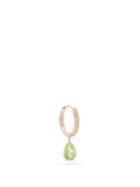 Matchesfashion.com Persee - Topaz & 18kt Rose-gold Single Hoop Earring - Womens - Rose Gold
