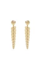 Matchesfashion.com Rebecca De Ravenel - Twisty Large Drop Earrings - Womens - Gold