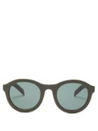 Matchesfashion.com Prada Eyewear - Round Acetate Sunglasses - Womens - Green