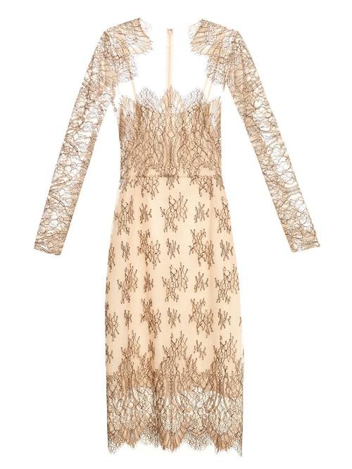 Freda Long-sleeved Lace Dress