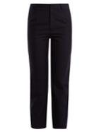 Vetements Logo-embroidered Straight-leg Trousers
