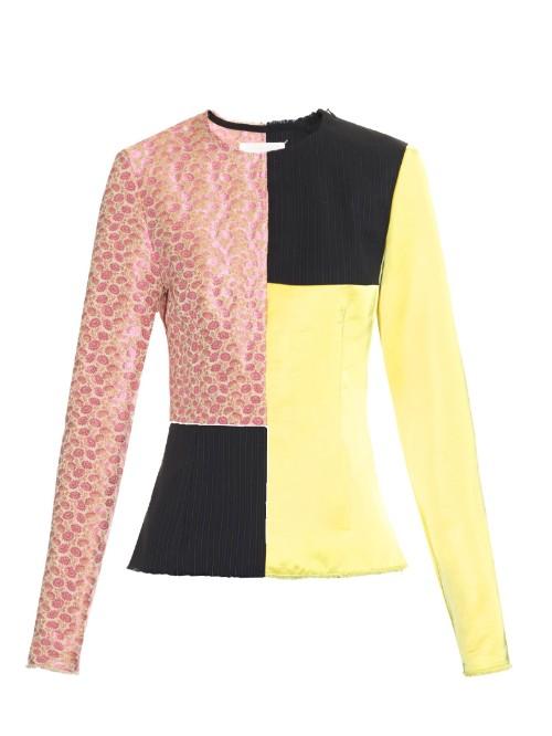 Maison Margiela Patchwork Long-sleeved Top