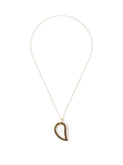 Matchesfashion.com Zeus + Dione - X Ileana Makri Lachouri Crystal Pendant Necklace - Womens - Black