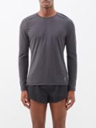 On - Performance Jersey Long-sleeved Top - Mens - Black