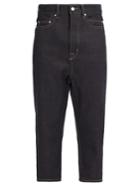 Rick Owens Collapse Mid-rise Cropped Jeans