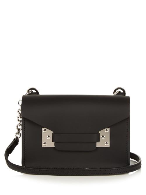 Sophie Hulme Milner Nano Envelope Leather Cross-body Bag