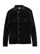 Matchesfashion.com Y/project - Pop Up Velvet Jacket - Mens - Black
