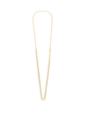 Matchesfashion.com Black Dakini - Contrasting Chain Gold Vermeil Necklace - Mens - Gold