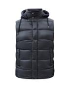 Herno - Hooded Quilted Down Gilet - Mens - Navy