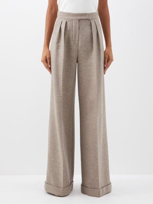 Max Mara - Infanta Trousers - Womens - Bronze