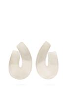 Fay Andrada Liike Curved Silver Earrings