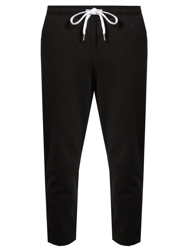 The Upside Cropped Cotton Performance Track Pants
