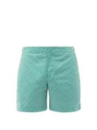 Matchesfashion.com Orlebar Brown - Bulldog Narin Tessellated-print Swim Shorts - Mens - Green Multi