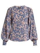 Isabel Marant Berny Floral-print Silk-blend Blouse