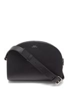 A.p.c. - Half Moon Smooth-leather Cross-body Bag - Mens - Black