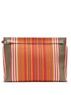 Loewe Striped Canvas Pouch