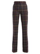 Gabriela Hearst Shipton Straight-leg Checked Wool Trousers