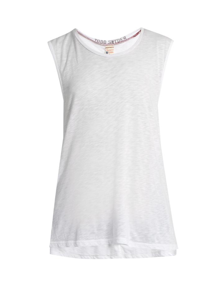 Todd Snyder + Champion Muscle Cotton-blend Jersey Tank Top