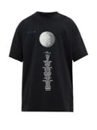 Matchesfashion.com Vetements - Moon Print Jersey T Shirt - Mens - Black